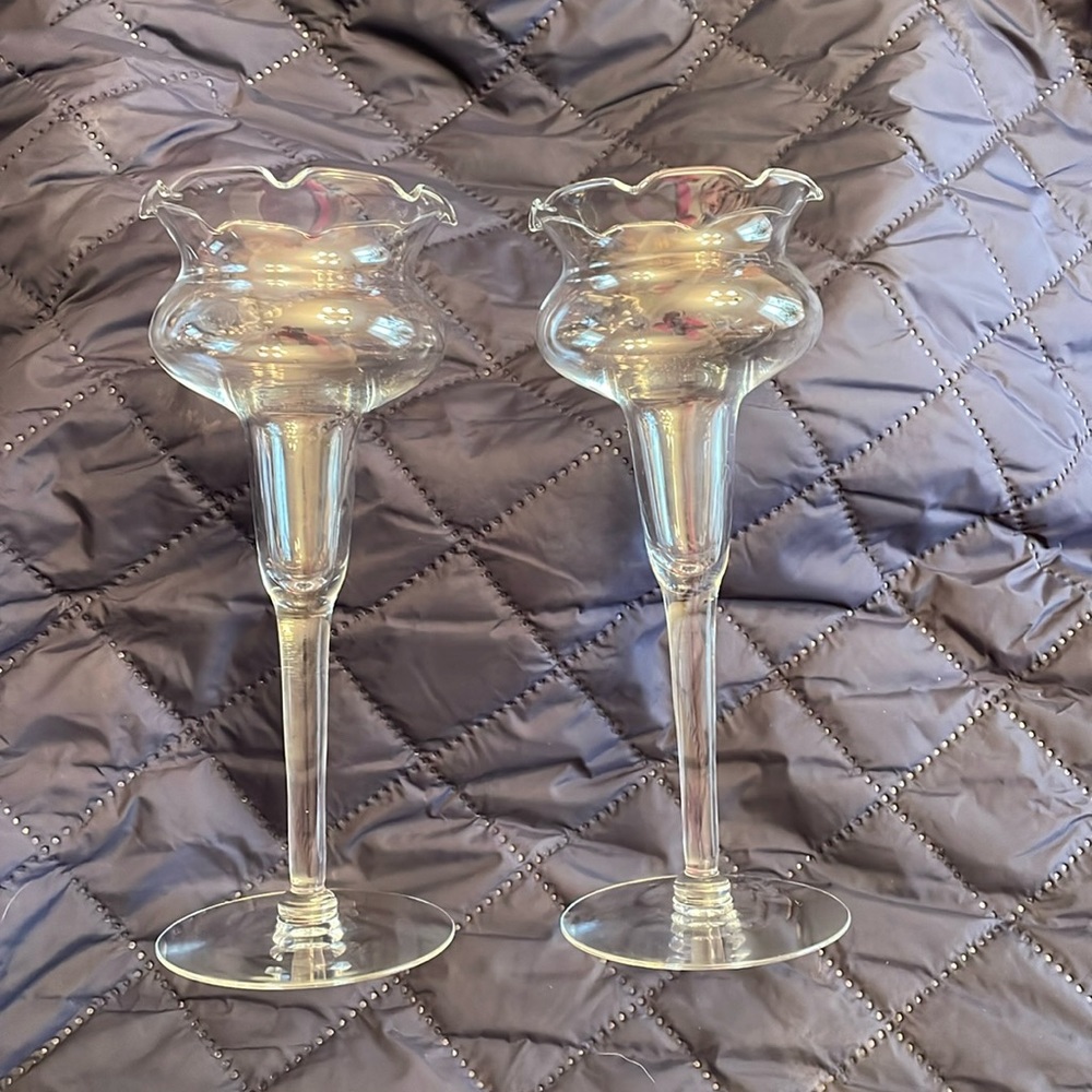 Princess house  Crystal candle holder’s